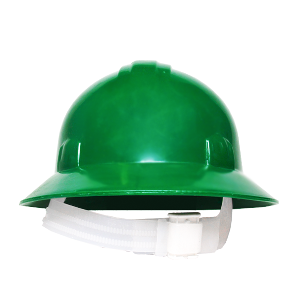 Casco Ala Ancha Dieléctrico con Suspensión de 6 Puntos Jyrsa Verde ECO-2008VK … - 2